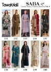 Saba Vol 4 By Tawakkal Pure Cotton Kurti With Bottom Dupatta